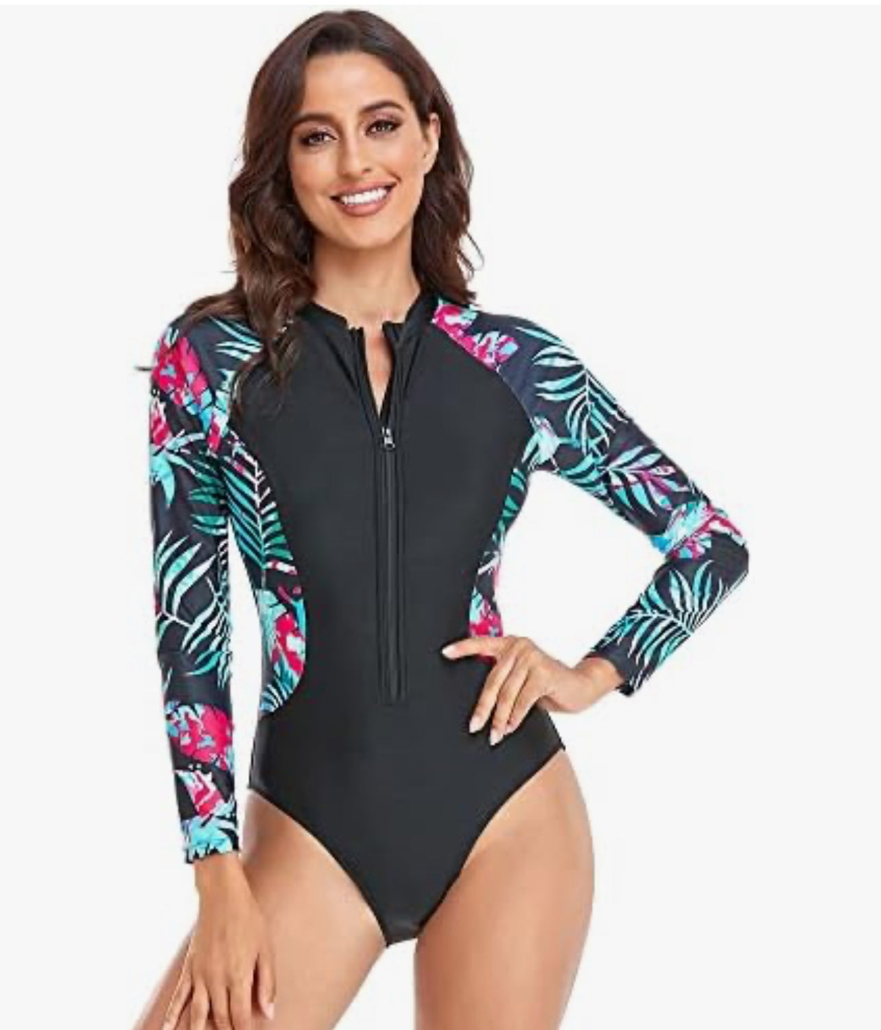 TB Manga Larga Floral Colores